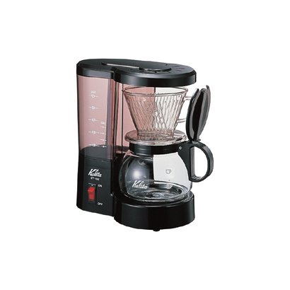 コーヒーメーカー ブラック ガラスサーバー 5カップ ET-102-BK