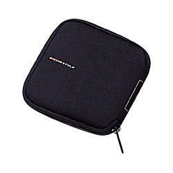 CD/DVDケース 角型 24枚収納 ブラック CD-067-24BK