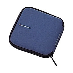 CD/DVDケース 角型 24枚収納 ブルー CD-067-24BL