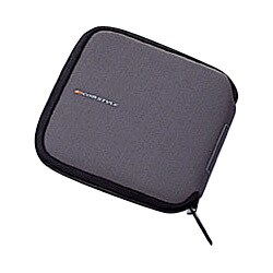 CD/DVDケース 角型 24枚収納 グレー CD-067-24GY