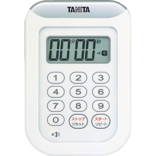 タイマー （ホワイト） 丸洗いタイマー100分計 TD-378-WH