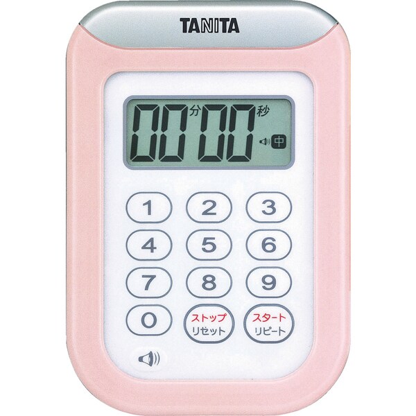 タイマー （ピンク） 丸洗いタイマー100分計 TD-378-PK