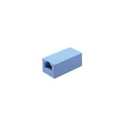 CAT5e対応小型アダプタ ライトブルー HLA-T-ADP-ES-LB