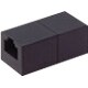 CAT5e対応小型アダプタ ブラック HLA-T-ADP-ES-BK