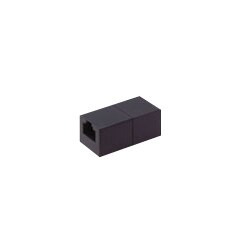 CAT5e対応小型アダプタ ブラック HLA-T-ADP-ES-BK