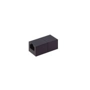 CAT5e対応小型アダプタ ブラック HLA-T-ADP-ES-BK