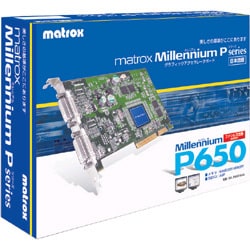 64MB搭載グラフィックボード AGP接続 Millennium P650 MILP650/64A