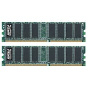 デスクトップパソコン用メモリ DDR333 PC2700 512MB×2枚組 DD333-512MX2