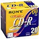 CD-R 700MB 48倍速対応 20枚 20CDQ80DN