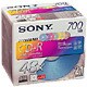 CD-R 700MB 48倍速対応 21枚 カラーミックス 21CDQ80FX