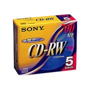 CD-RW 700MB 4倍速対応 5枚 5CDRW700D