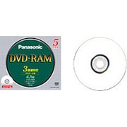 LM-HC47LW5 [DVD-RAM データ用 4.7GB 3倍速対応 5枚 インクジェットプリンター対応]