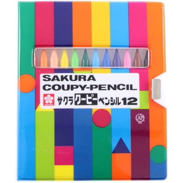 クーピー12色ソフトケース入 FY12-R1