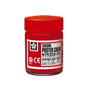 ポスターカラー 30ml 朱色 PW30ML#18