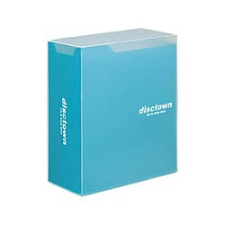CD/DVDボックス「disctown」 30枚収納 ポケット15枚付属 PPケース付 EDCCB151