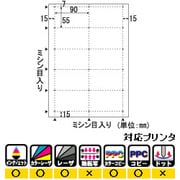 ビジネス名刺 10面 厚みしっかり A4 12枚 BX06S