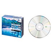 DVD+RW 4.7GB 4倍速対応 5枚 DTW47U5