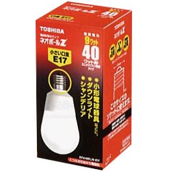 Amazon | TOSHIBA ネオボールZ A形 40Wタイプ 口金直径17mm 電球