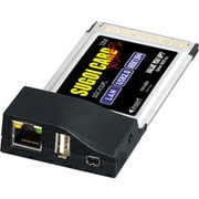 USB2.0+IEEE1394+LAN インターフェースPCカード SGC-X3UFL
