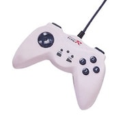連射機能付き8ボタン USBジョイパッド ラバーホワイト JOP-U237W-R