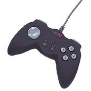 連射機能付き8ボタン USBジョイパッド ラバーブラック JOP-U237BK-R