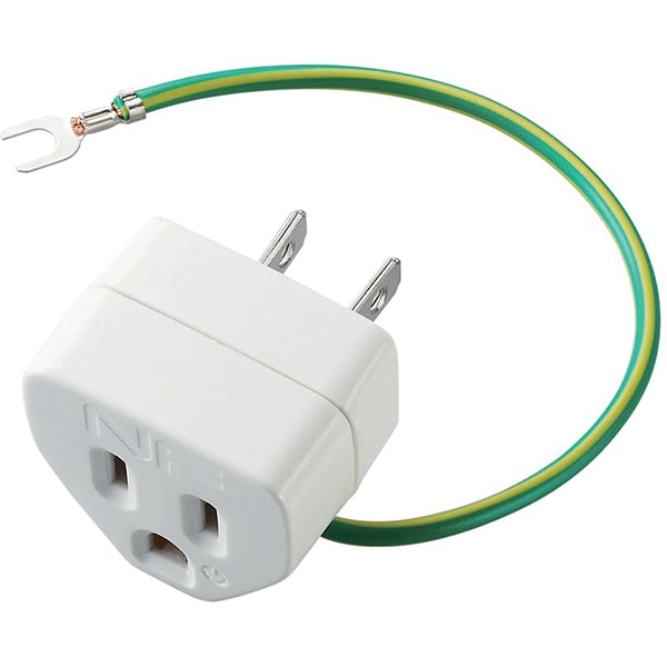 ノイズ対策機能付き 3P→2P変換アダプタ T-H32N