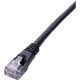 カテゴリ6 ストレート より線 ブラック 0.5m LTC-6F005BK