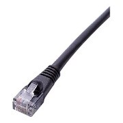 カテゴリ6 ストレート より線 ブラック 0.5m LTC-6F005BK