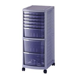 MCW-205N メディアシティー・ワゴンタイプ(キャスター付き) H740シリーズ S×5、Lサイズ×1、X×2