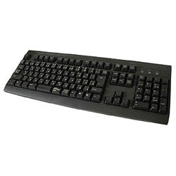 KFK-109PS2(B) [PS／2接続 日本語 109キー フルキーボード RoHS指令対応品 ブラック]
