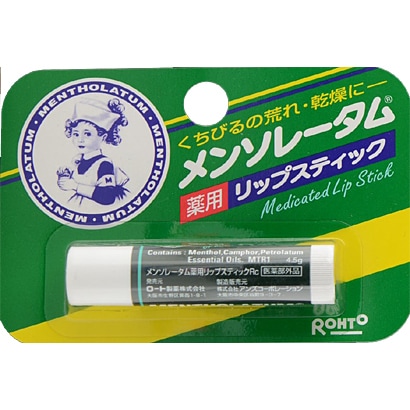 メンソレータム 薬用リップスティック [リップクリーム メントール配合 唇荒れ 乾燥防止]