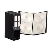CD&DVDファイル 96枚収納(48枚収納×2冊) ブラック CDF9602BK