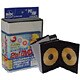 2in1DVDケース トールタイプ 2枚収納 5ケース ブラック RX-DVD2P5BK