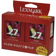 カラーカートリッジ エコノミータイプ 2個パック LEX-27