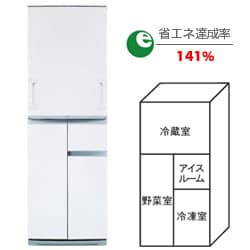 ヨドバシ.com - シャープ SHARP 冷蔵庫（365L・左右開き） SJ-SV37H-W（ナチュラルホワイト） 通販【全品無料配達】