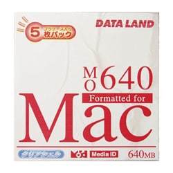 DLMO-640MP5 [MO 640MB 5枚 Macintoshフォーマット]