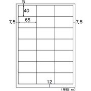 プライスカード 21面 Sサイズ A4 8枚 PK101S