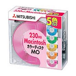 KR230M5NS [MO 230MB 5枚 Macフォーマット カラーディスク]