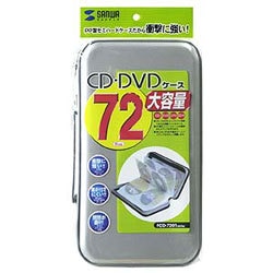 CD/DVDケース 72枚収納 シルバー FCD-7201SV