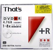 DVD+R47TYA [DVD+R 4.7GB 8倍速対応 1枚]