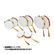 YNT21W [タンバリン 本皮張 21cm 白枠]