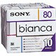 80分ミニディスク 10枚組 bianca（ビアンカ） 10MDW80BAA