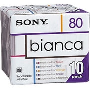 80分ミニディスク 10枚組 bianca（ビアンカ） 10MDW80BAA