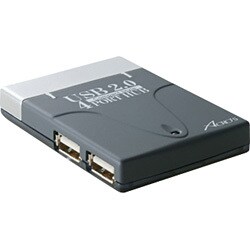 AHUB-2DG ［USB2.0HUB 4ポート ダークグレー］