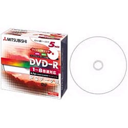 DVD-R 4.7GB 8倍速対応 5枚 インクジェットプリンター対応 DHR47HP5