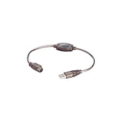 USB・PS/2変換ケーブル USB A-TYPEオス←→Mini-Pin6ピンメス AU01PSG