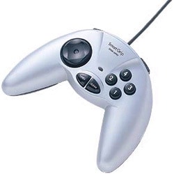 連射機能付 USBゲームパッド 8ボタン シルバー JY-P55US