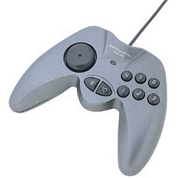 USBゲームパッド 10ボタン ガンメタリック JY-P56UG