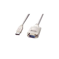 USBシリアル変換ケーブル シルバーメタリック 1m SRC06USM