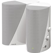 ステレオ対応PC用スピーカー プラチナホワイト WAVIO(ウェイビオ) Leθ(ル・シータ) GX-R3X(W)